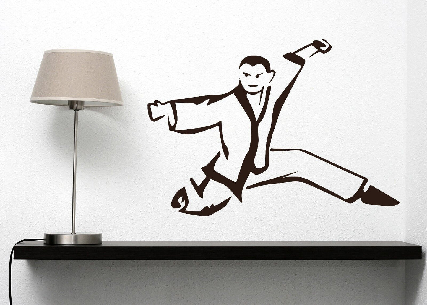 Wall Vinyl Sticker Decal Decor Samurai Ninja Warrior Knight Eastern Fight (n052)