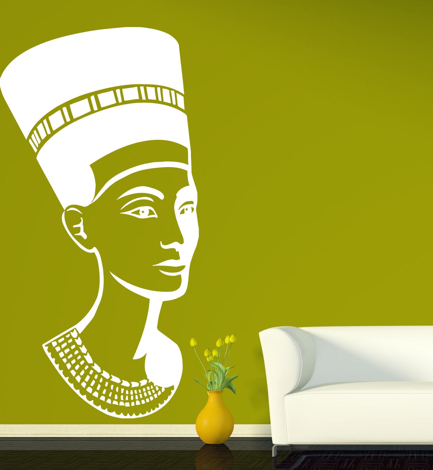 Wall Vinyl Sticker Nefertiti Pharaoh Ancient Egyptian Queen History Art (n070)