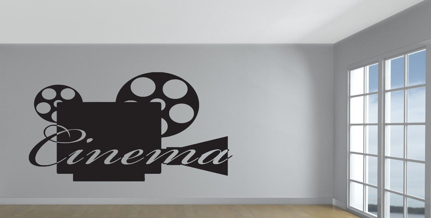 Wall Vinyl Sticker Decal Camera Video Film Hollywood Bollywood Filmservis (n074)