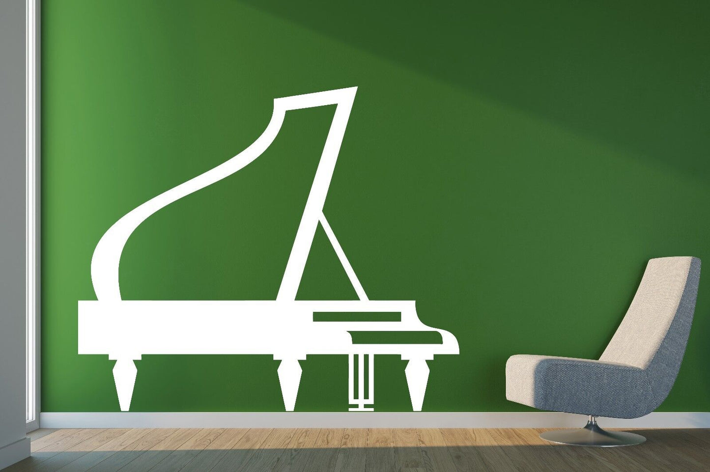 Wall Stickers Vinyl Decal Piano Concert Piano Music Room Art Decor (n076)