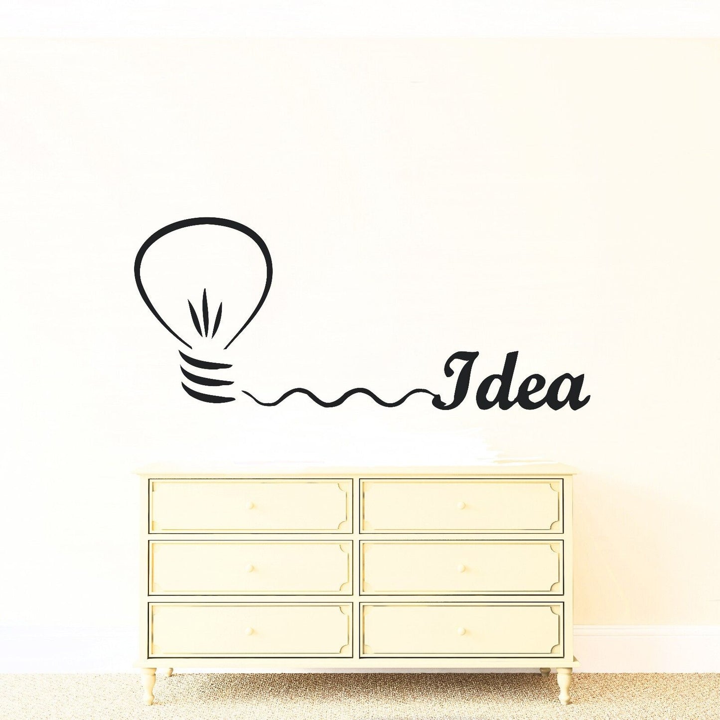 Wall Sticker Vinyl Decal Mind Light  Knowledge Idee Fixe Insight (n099)