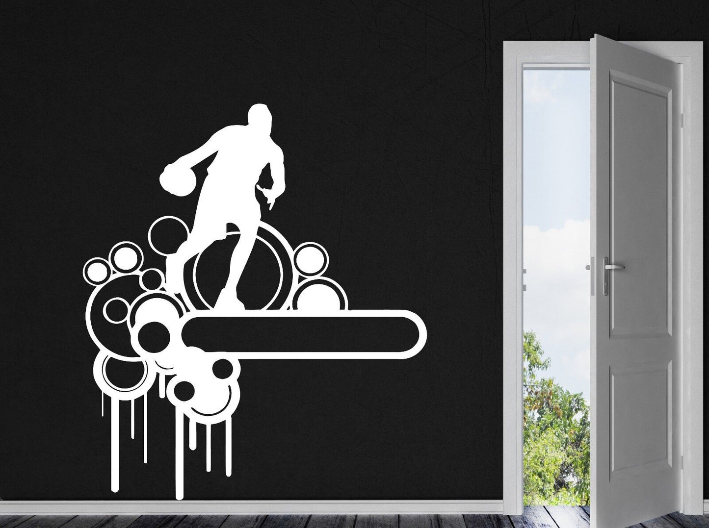 Wall Sticker Vinyl Decal Sports Victory Game Basketball Player Athlete (n102)