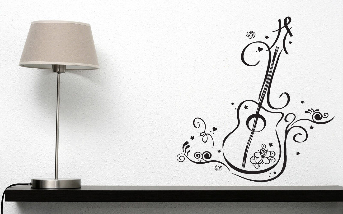 Wall Vinyl Sticker Decal Decor Guitar Music Instrument Reggae Soul Blues (n108)