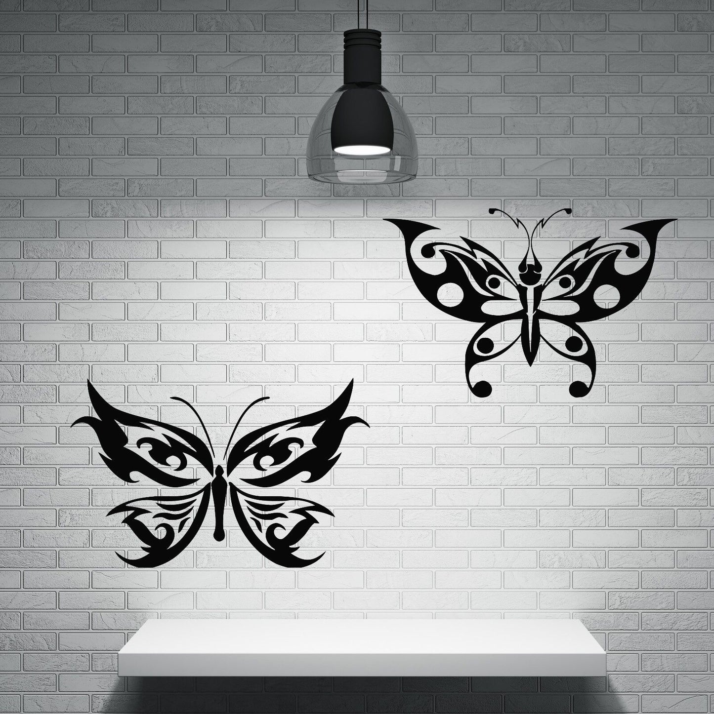 Wall Sticker Vinyl Decal Butterflies Flit Beauty Elegance Wings (n111)