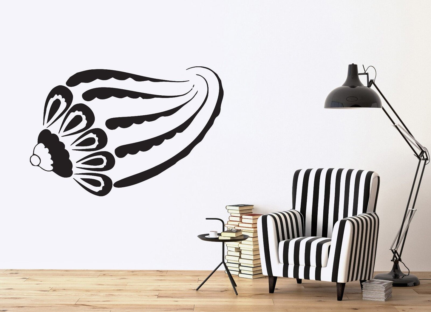 Wall Sticker Vinyl Decal Sea Shell Sea Salt Ocean Noise Clam Decor (n115)