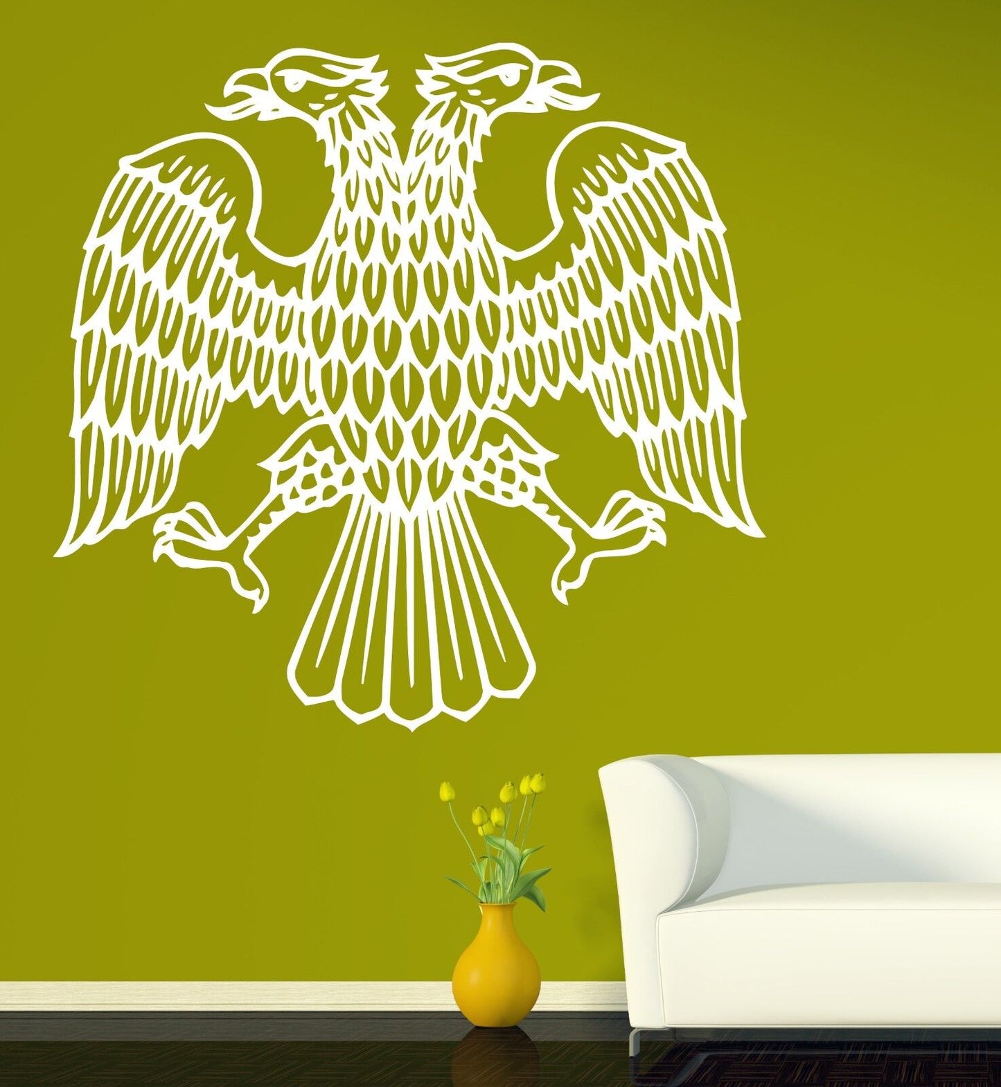 Wall Sticker Vinyl Eagle Heraldic Figure Power Domination Supremacy Symbol(n120)