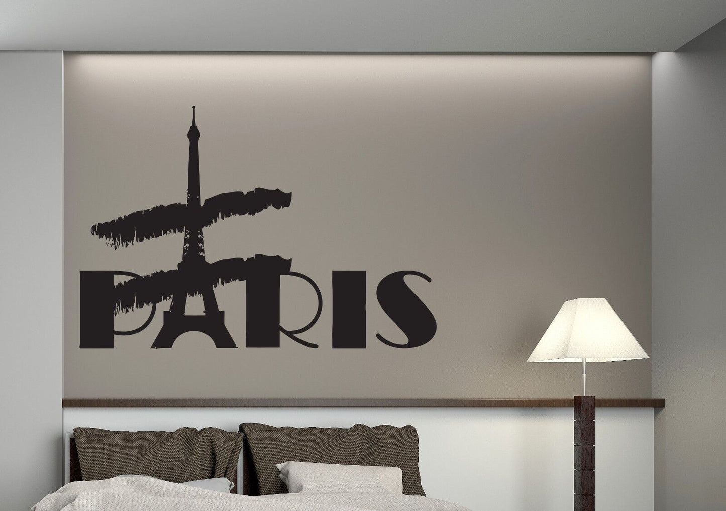 Wall Sticker Vinyl Decal Paris Eiffel Tower Architectural Attraction (n156)