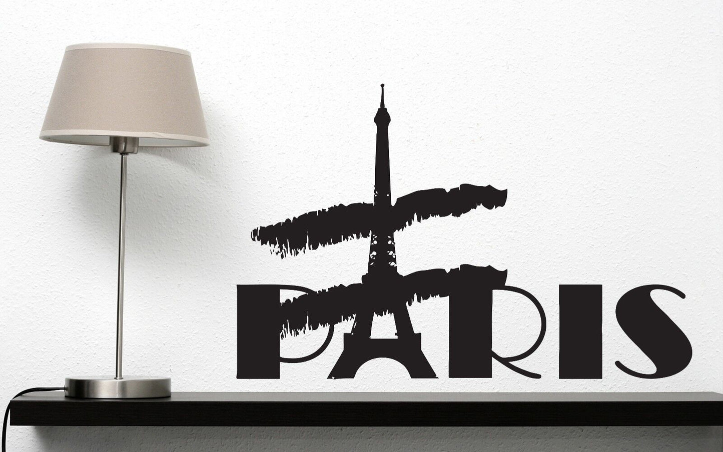 Wall Sticker Vinyl Decal Paris Eiffel Tower Architectural Attraction (n156)