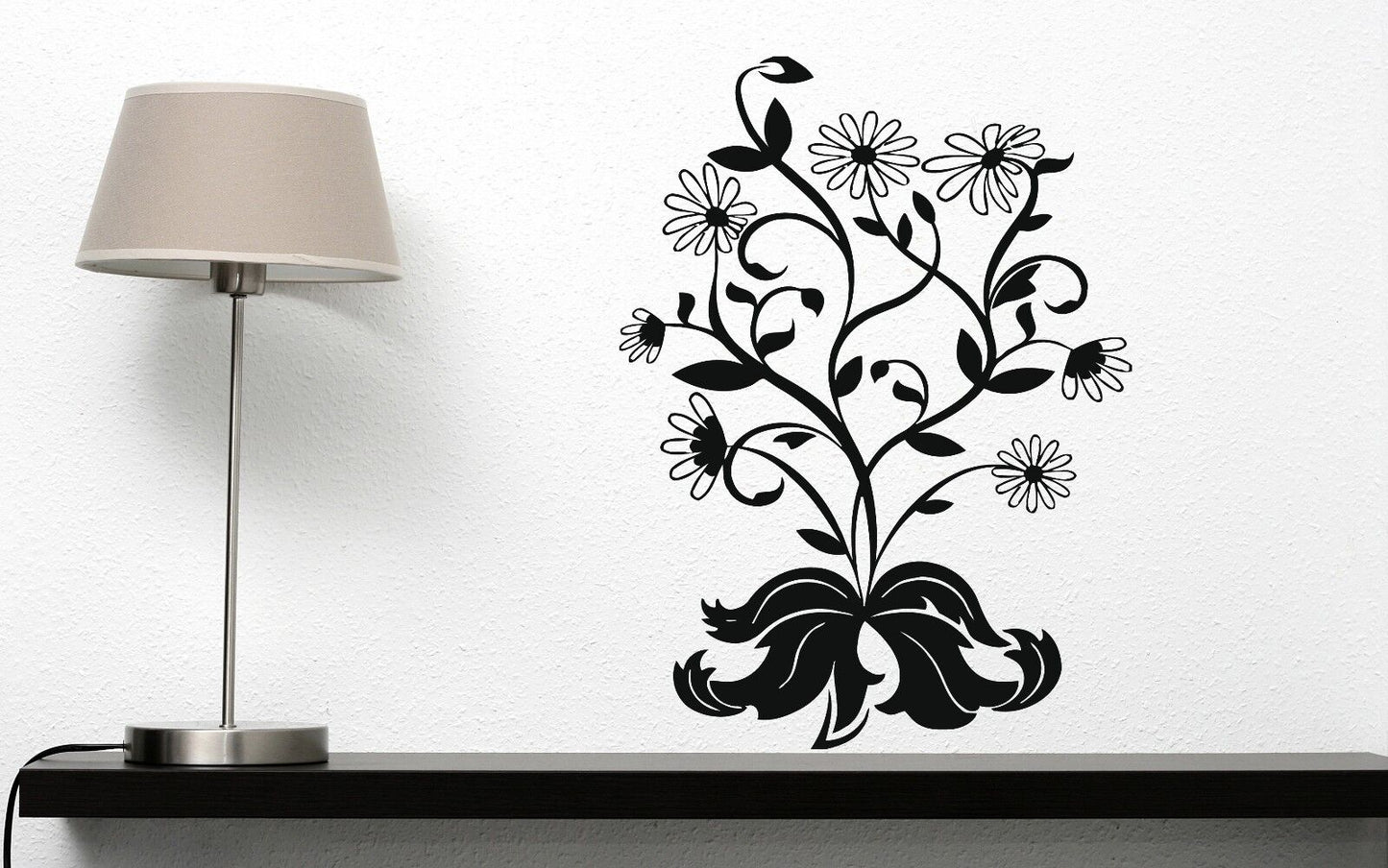 Wall Sticker Vinyl Decal Floral Decorative Ornament Bouquet of Daisies (n171)