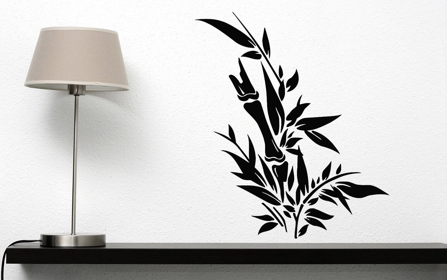 Wall Sticker Vinyl Evergreen Bamboo Cane Beautiful Powerful Decor (n198)