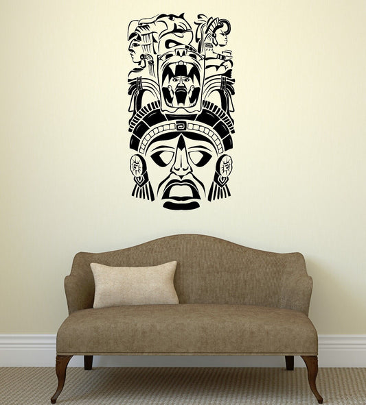 Wall Stickers Vinyl Decal Shaman Mask Inca Latin America (ig2052)