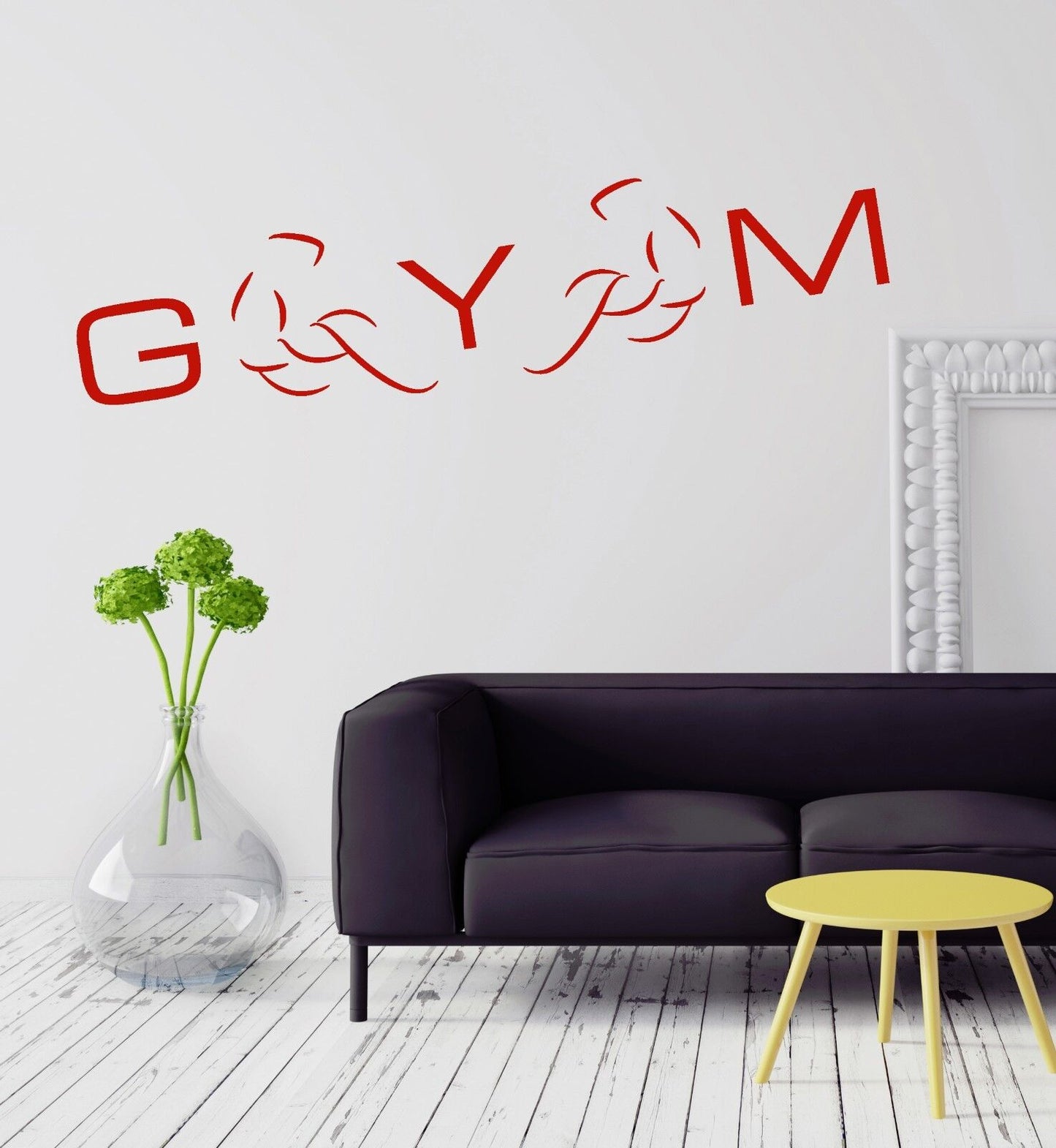 Wall Vinyl Sticker Decal Gym Fitness Muscled Bodybuilding Sports Decor (ig2084)