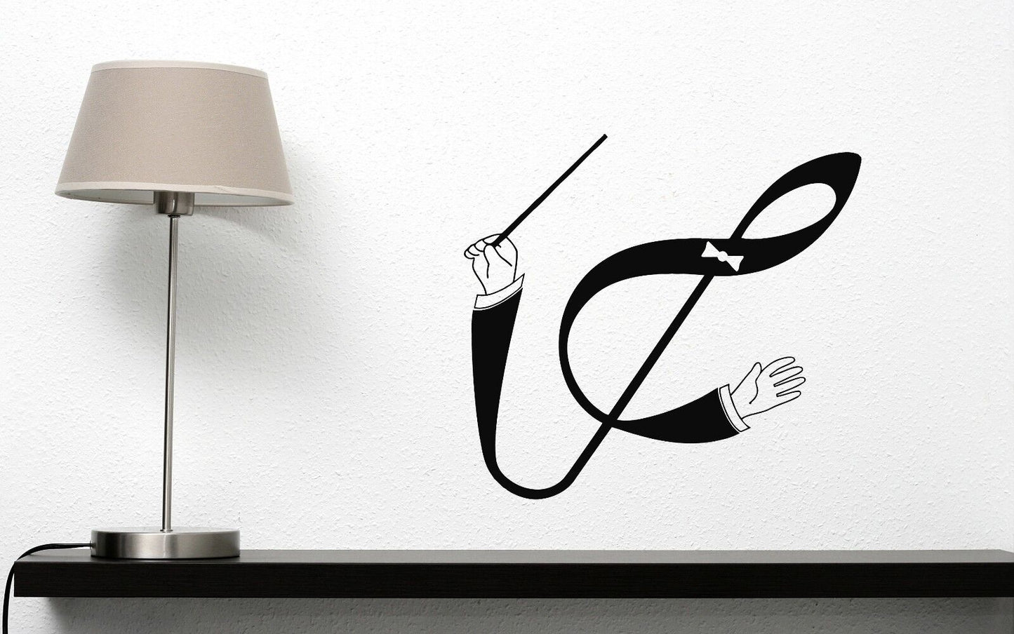 Wall Sticker Vinyl Decal Treble Clef Concert Wand Tailcoat (n230)