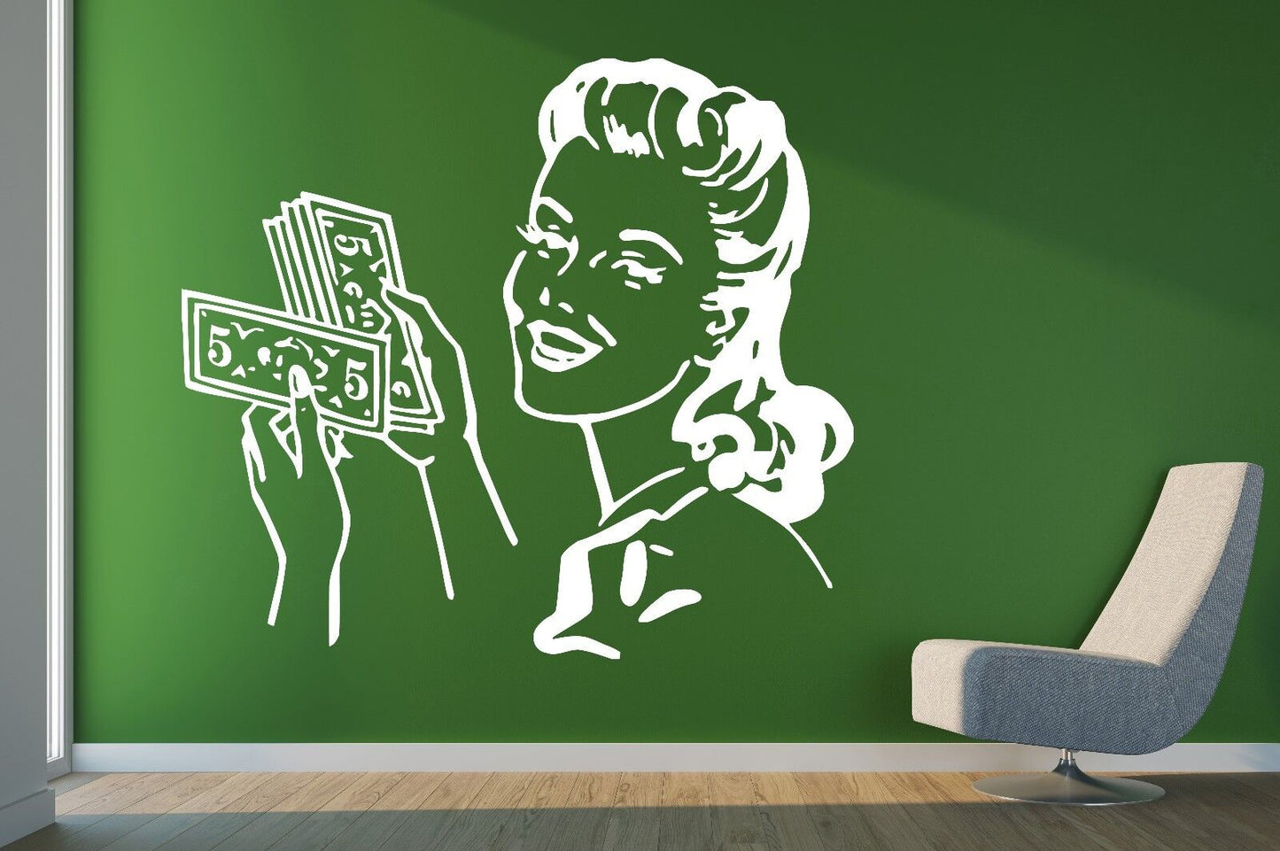 Wall Vinyl Sticker Hair Salon and Spa Styling Beauty Haircut Makeover (n249)