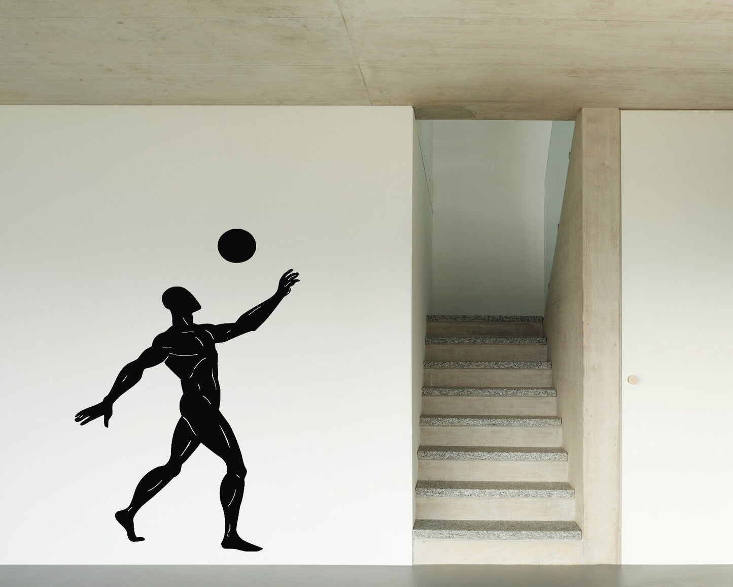 Wall Sticker Sports Volleyball Basketball Handball Football Vinyl Decal (n344)