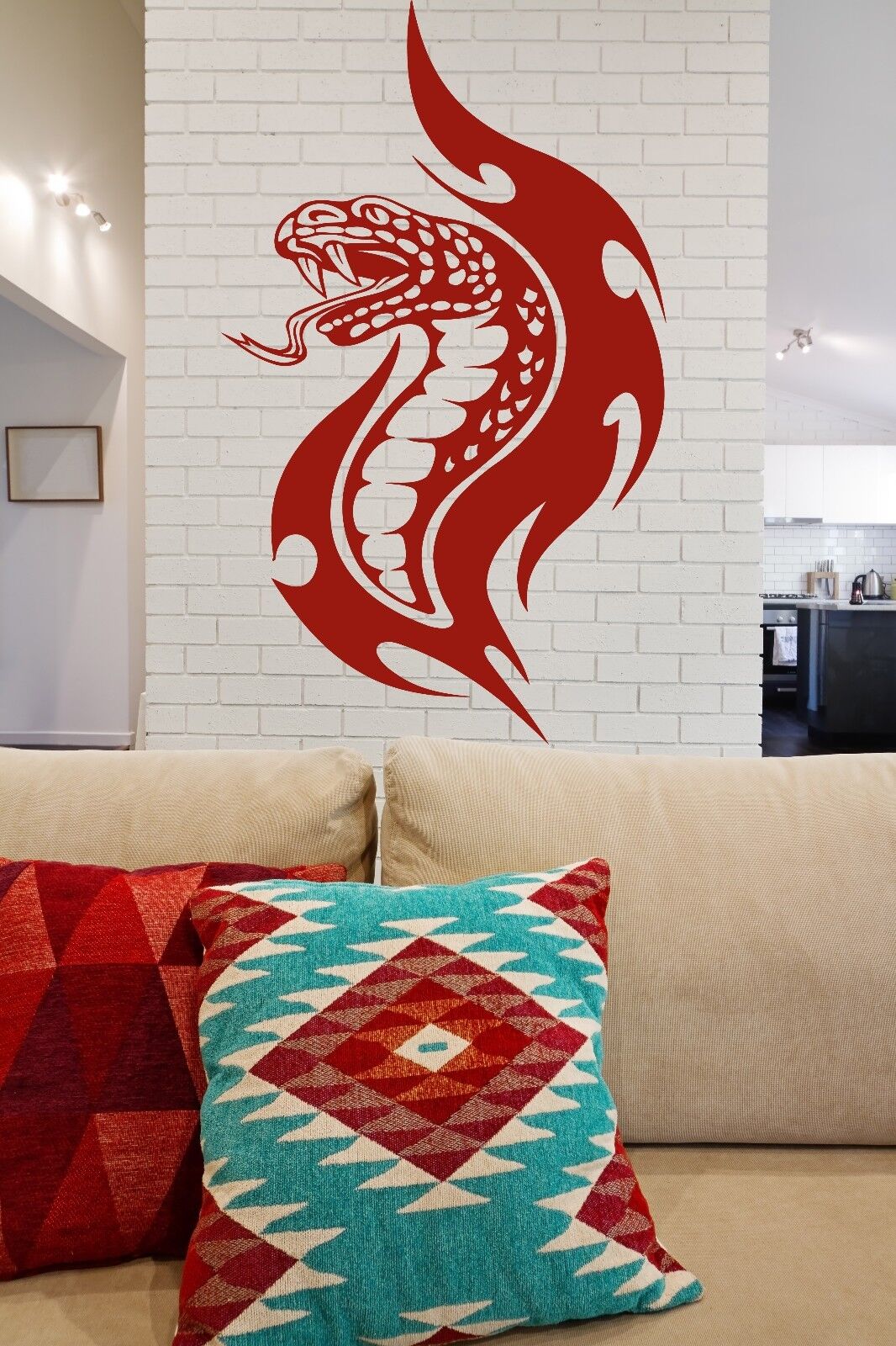 Wall Stickers Vinyl Decal Hot Snake Boa Python Cobra Dangerous Fangs (n349)