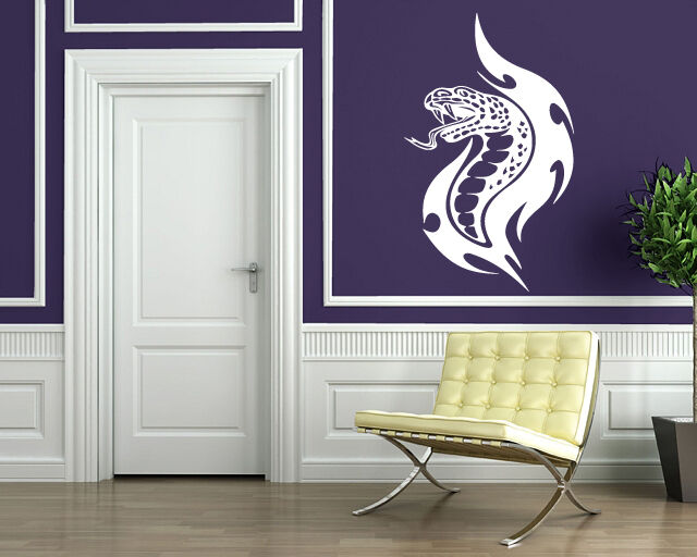 Wall Stickers Vinyl Decal Hot Snake Boa Python Cobra Dangerous Fangs (n349)