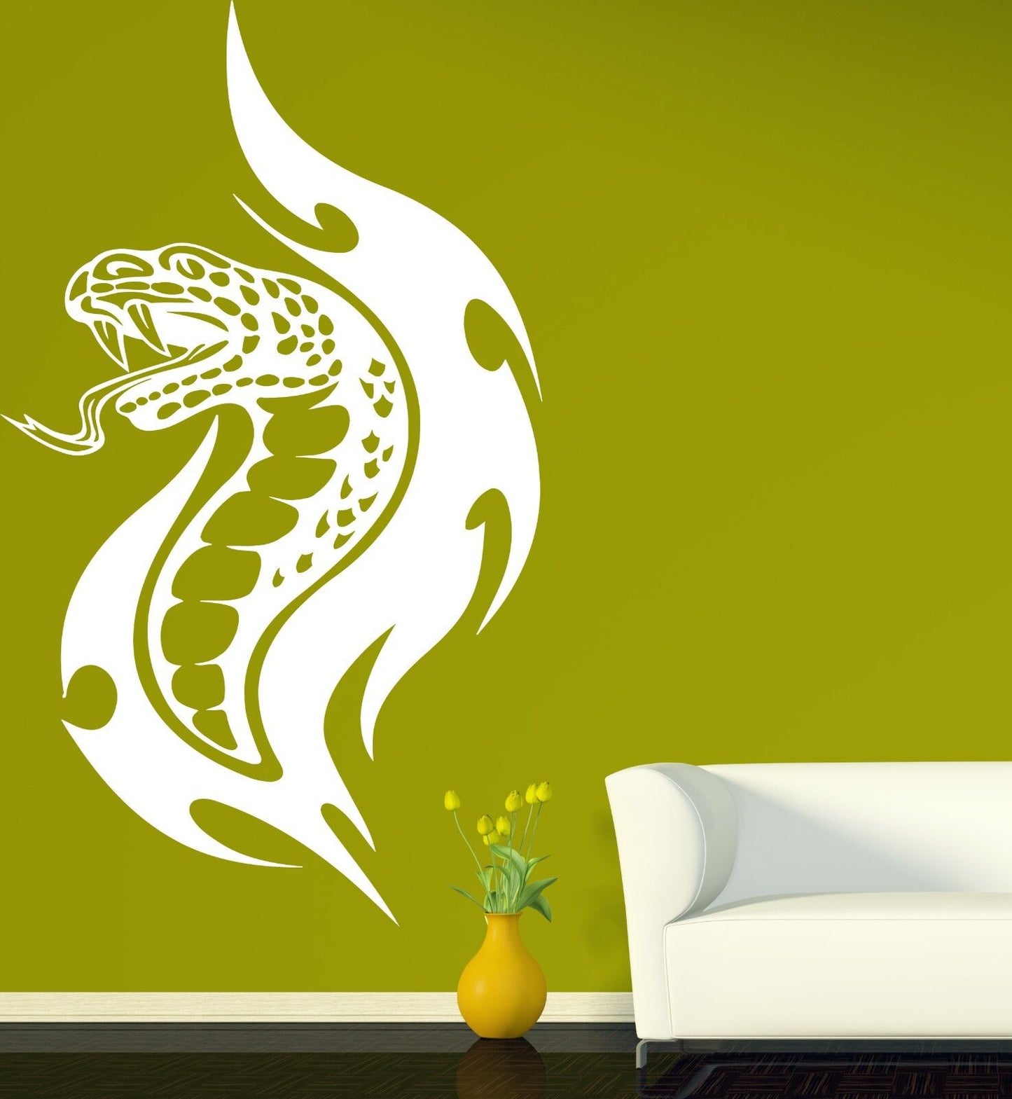 Wall Stickers Vinyl Decal Hot Snake Boa Python Cobra Dangerous Fangs (n349)