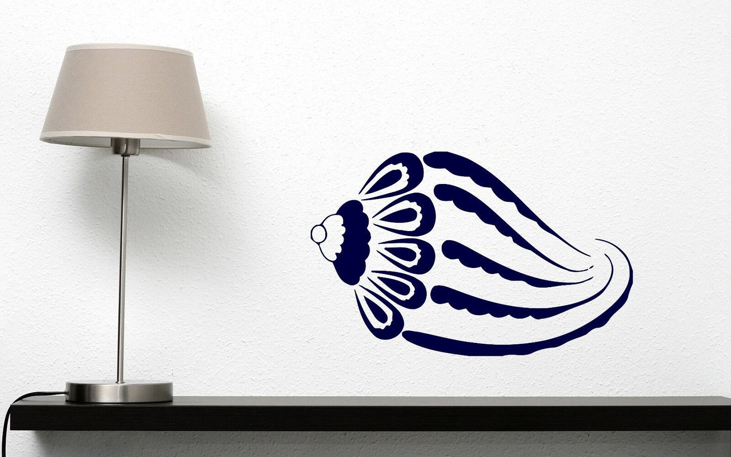 Wall Sticker Tropical Ocean Marine Shells Marine Animals Vinyl Decal (n364)