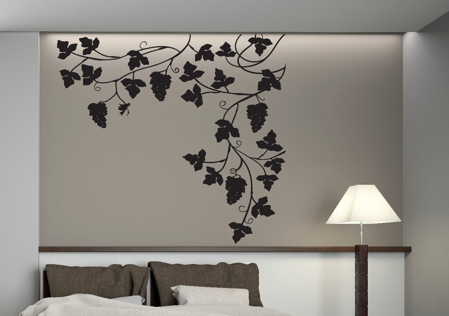 Wall Vinyl Sticker Branches of the Vine Beautifully Decorated Rooms (n384)