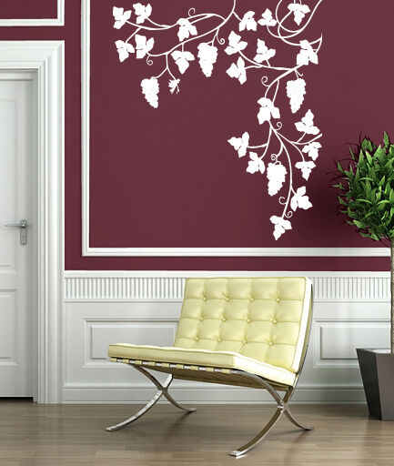 Wall Vinyl Sticker Branches of the Vine Beautifully Decorated Rooms (n384)