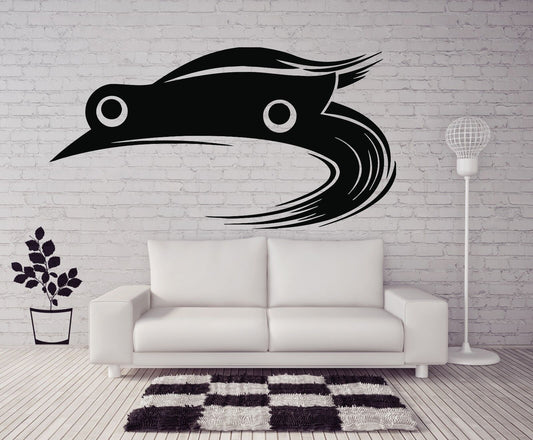 Autocollant mural en vinyle, course de voiture Super Cool pour les vrais coureurs, décor artistique (n390)