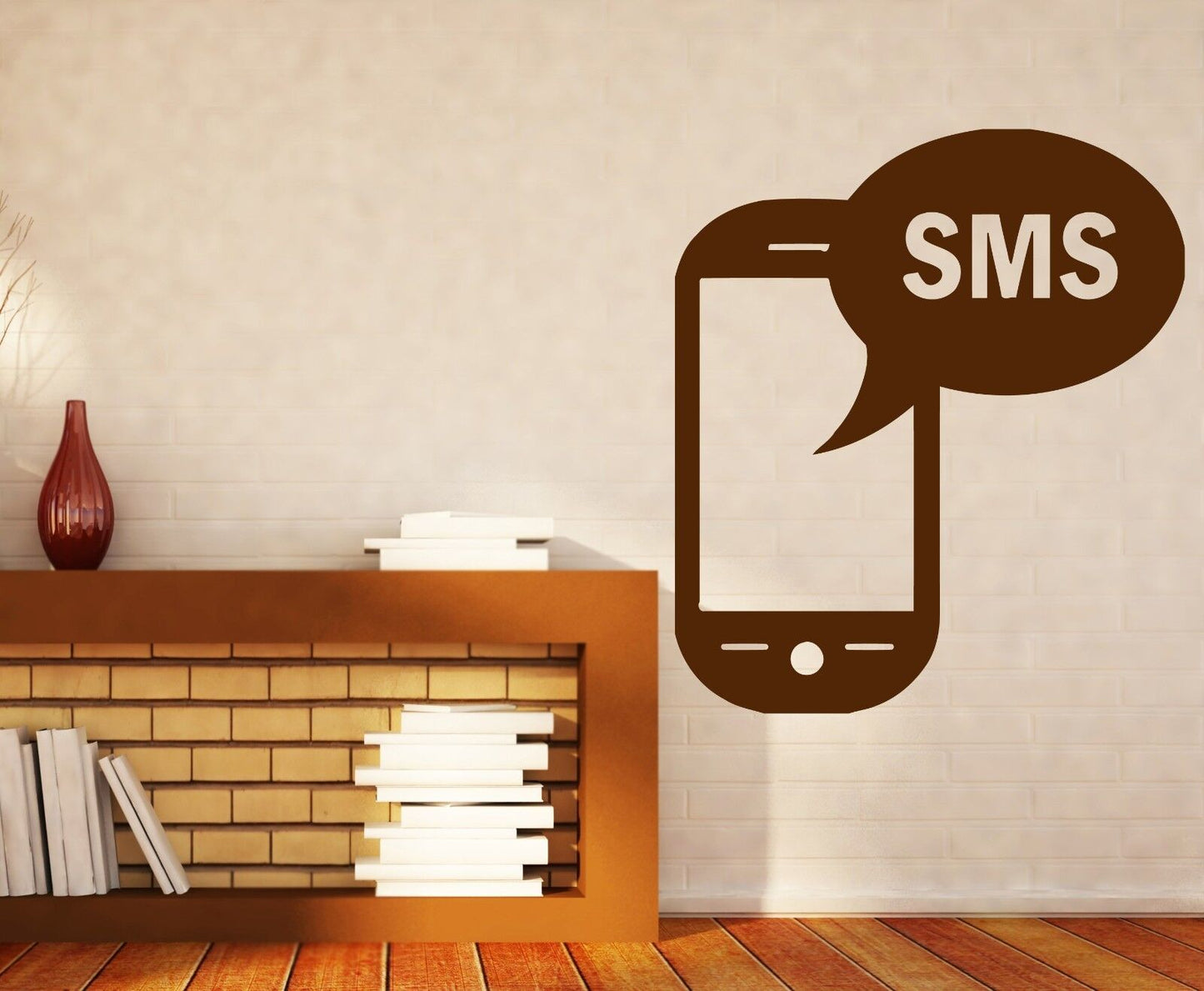 Wall Vinyl Sticker Decal Phone SMS Messages Communication Link (n411)