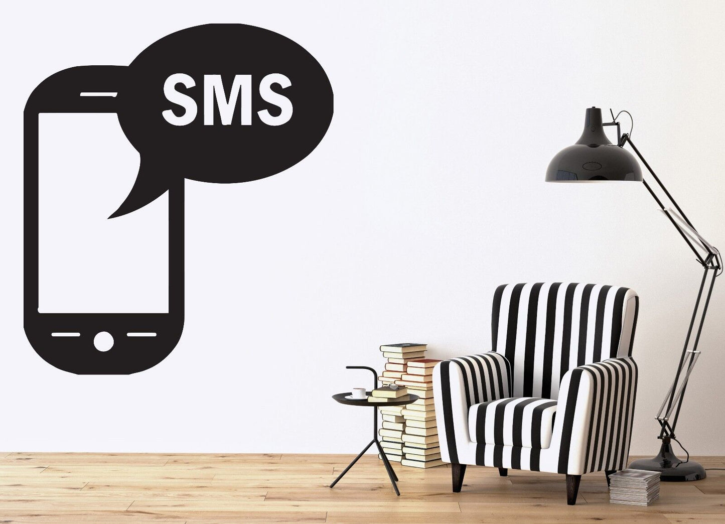 Wall Vinyl Sticker Decal Phone SMS Messages Communication Link (n411)