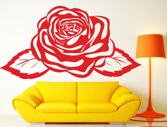 Wall Sticker Vinyl Decal Chic Elegant Odor Rose Bud Huge (n422)