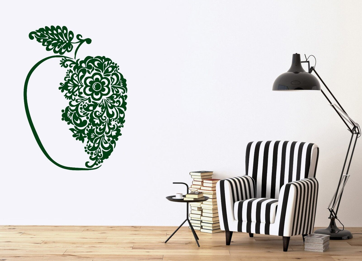 Wall Sticker Big Beautiful Tasty Juicy Apple Flavored Vinyl Decal (n450)