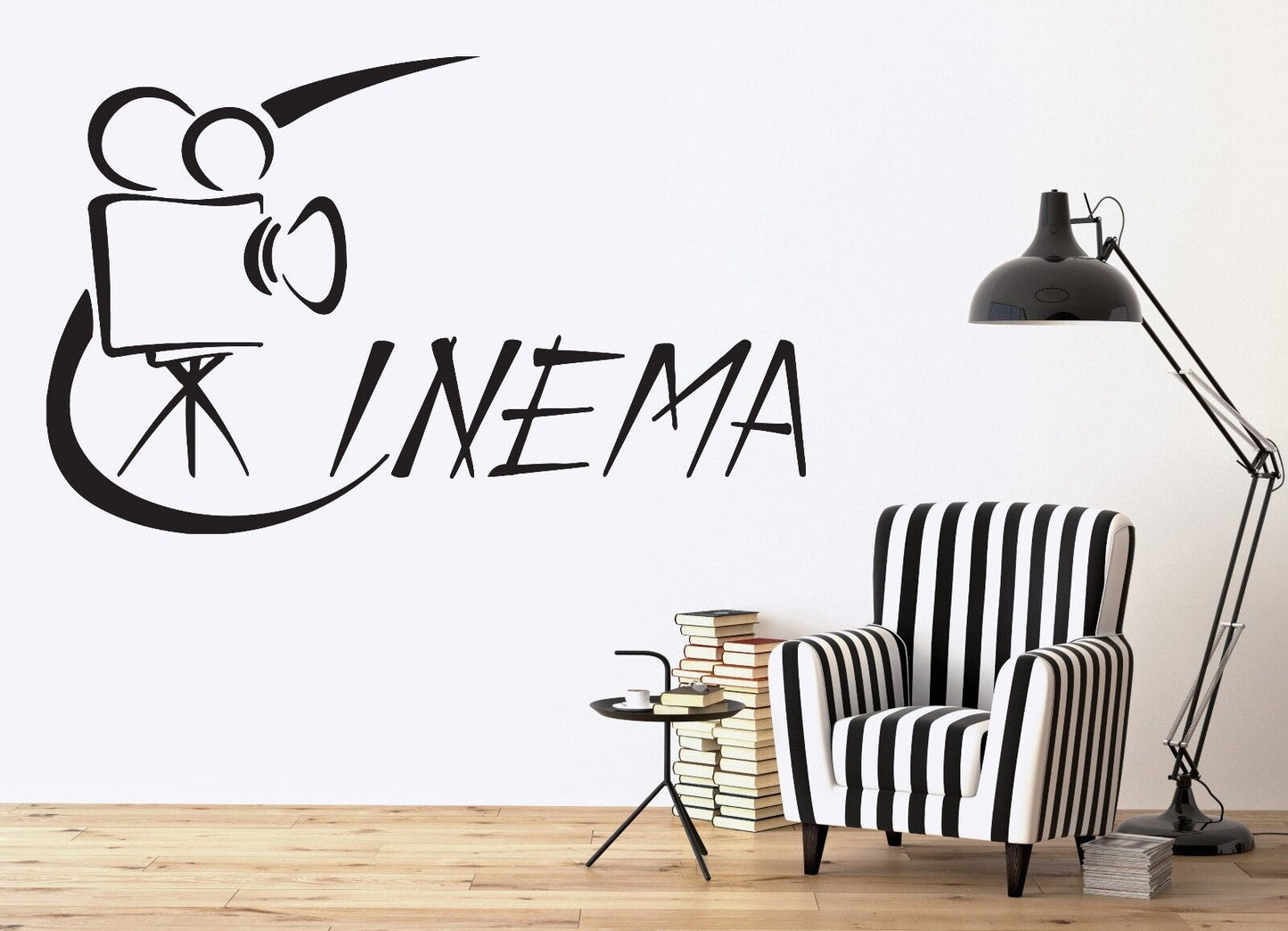 Wall Sticker Featured Movies Chamber Motor Filmed Cinema Vinyl Decal (n470)