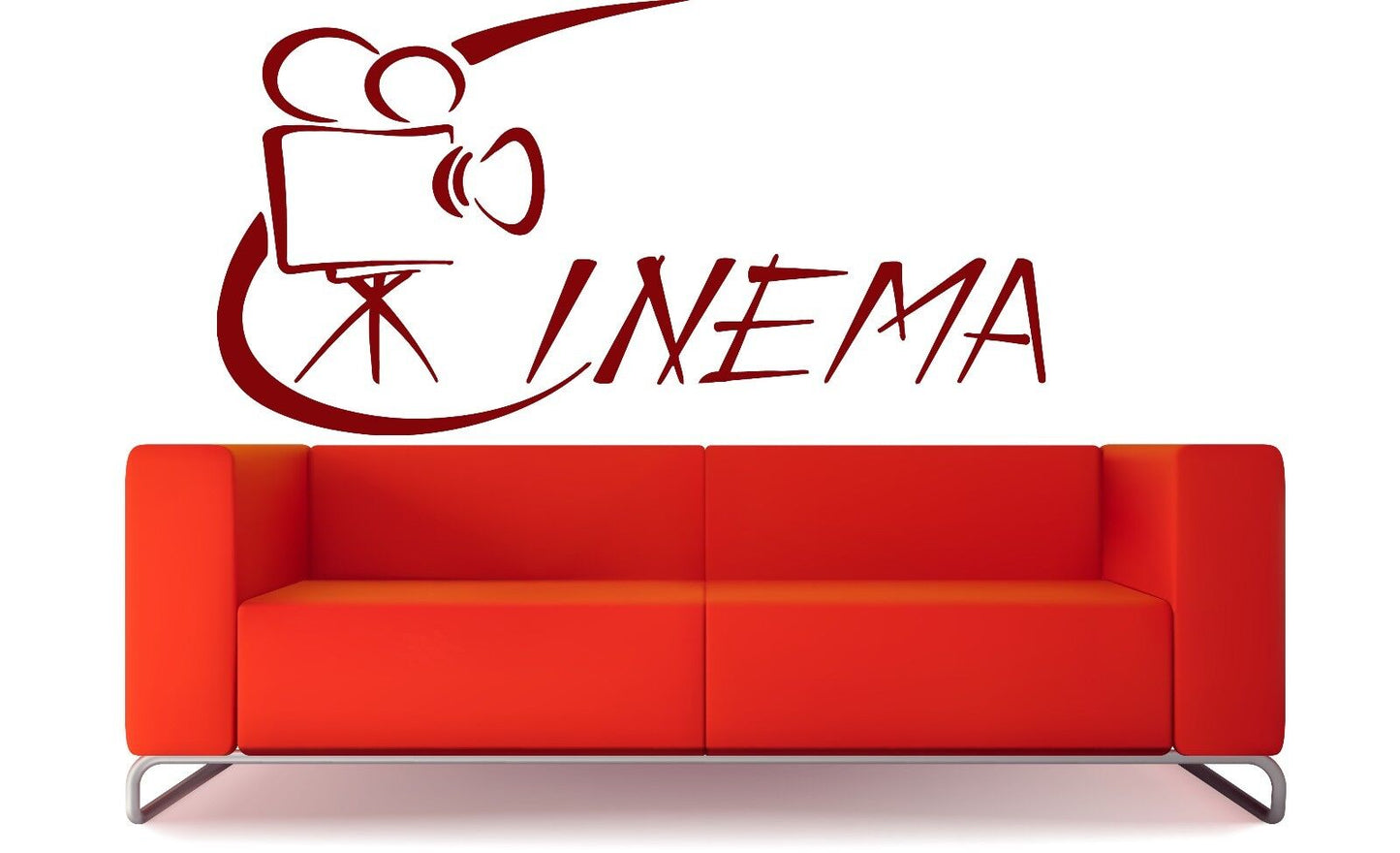 Wall Sticker Featured Movies Chamber Motor Filmed Cinema Vinyl Decal (n470)