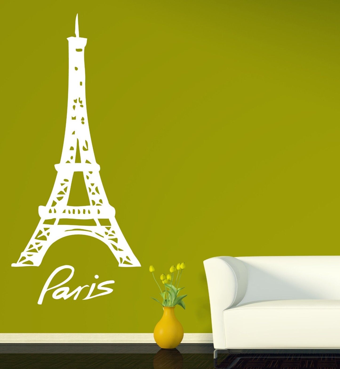 Vinyl Decal Wall Sticker Eiffel Tower Symbol of Paris France Travel Decor (n507)