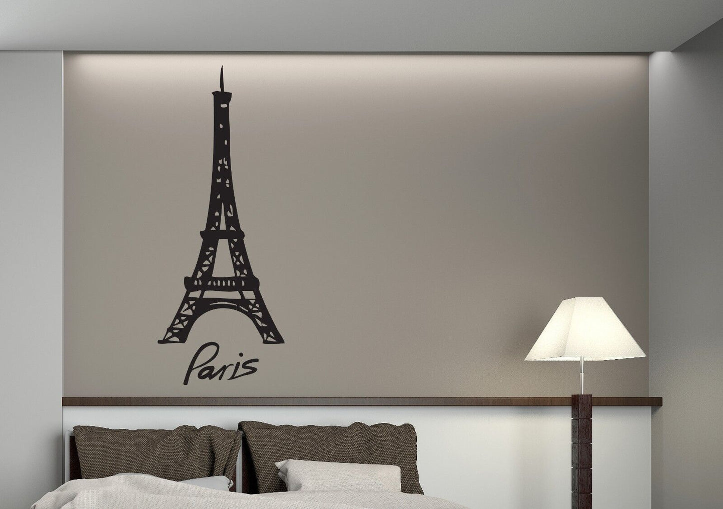 Vinyl Decal Wall Sticker Eiffel Tower Symbol of Paris France Travel Decor (n507)