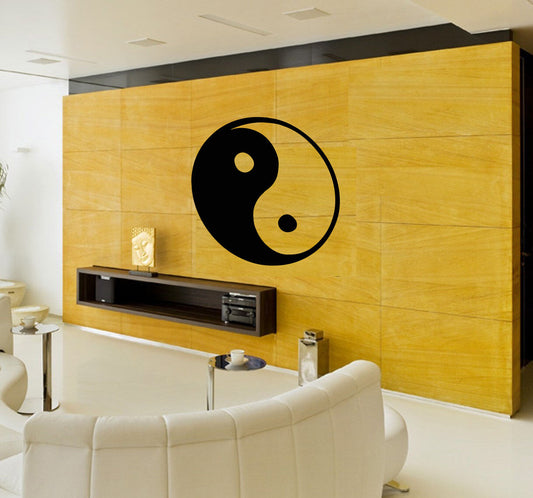 Vinyl Wall Decal Yin Yang Symbol Asian Decor Room Design Stickers Mural (147ig)