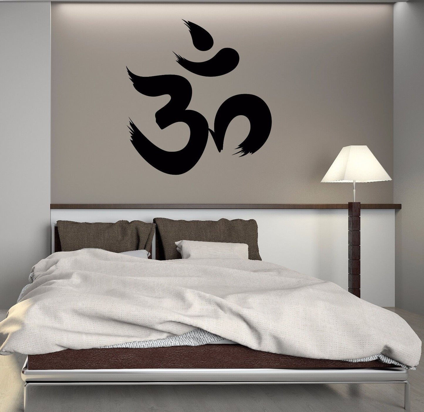 Vinyl Wall Decal Om Character Sanskrit Hindu Hinduism Stickers (151ig)