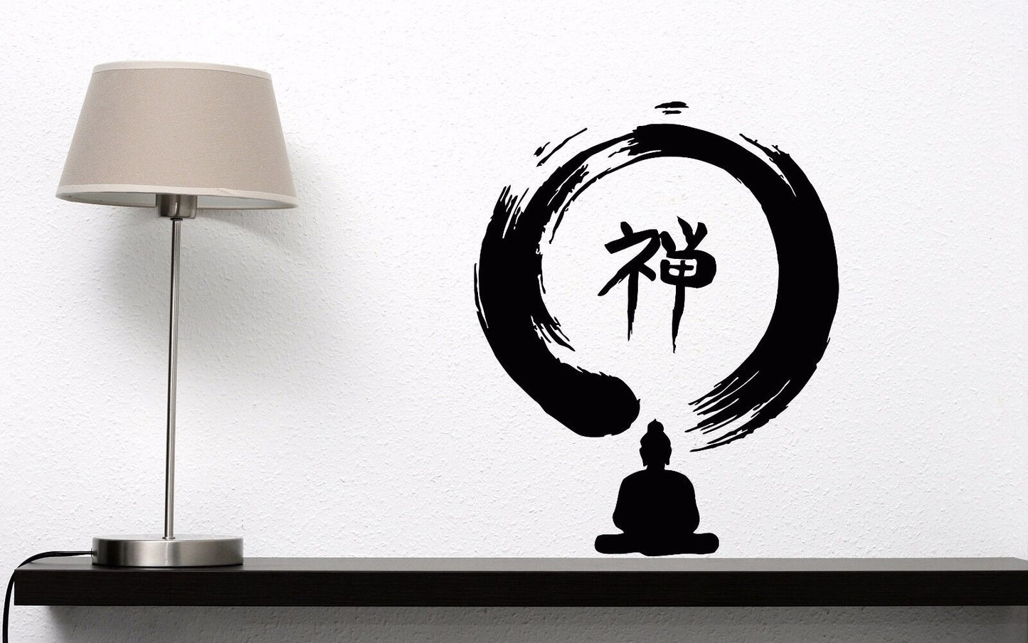 Vinyl Decal Wall Sticker Symbols Eastern Faith Buddha Zen Circle (n551)