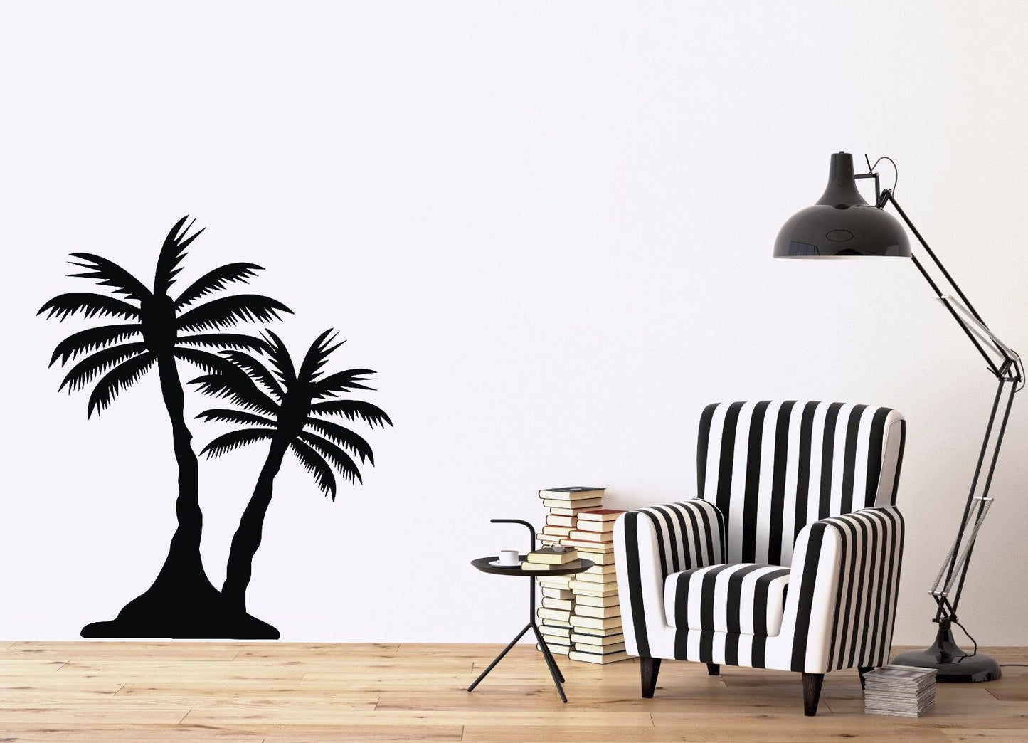 Vinyl Decal Wall Sticker Island Ocean Paradise Palm Coconuts Bananas (n550)