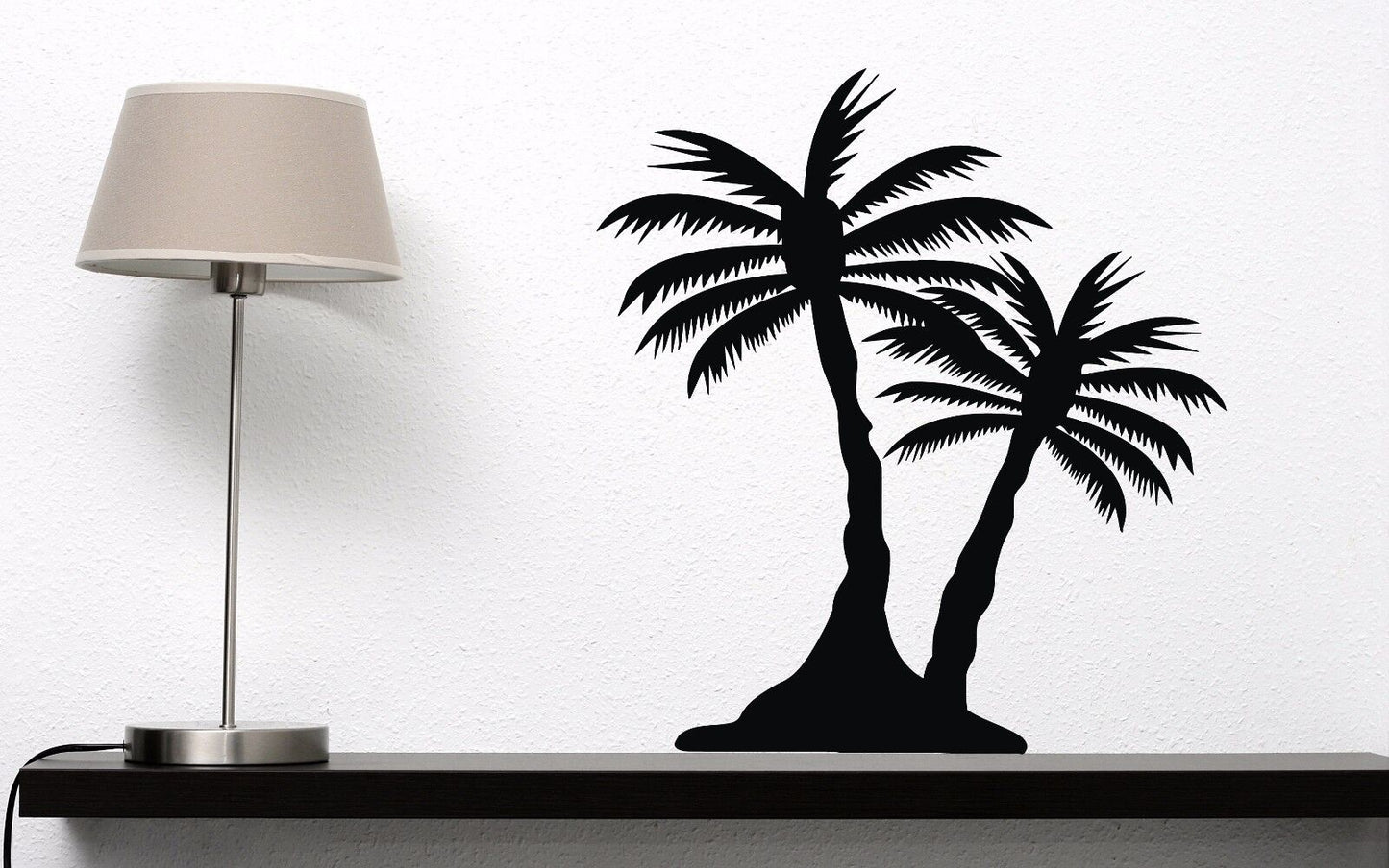 Vinyl Decal Wall Sticker Island Ocean Paradise Palm Coconuts Bananas (n550)