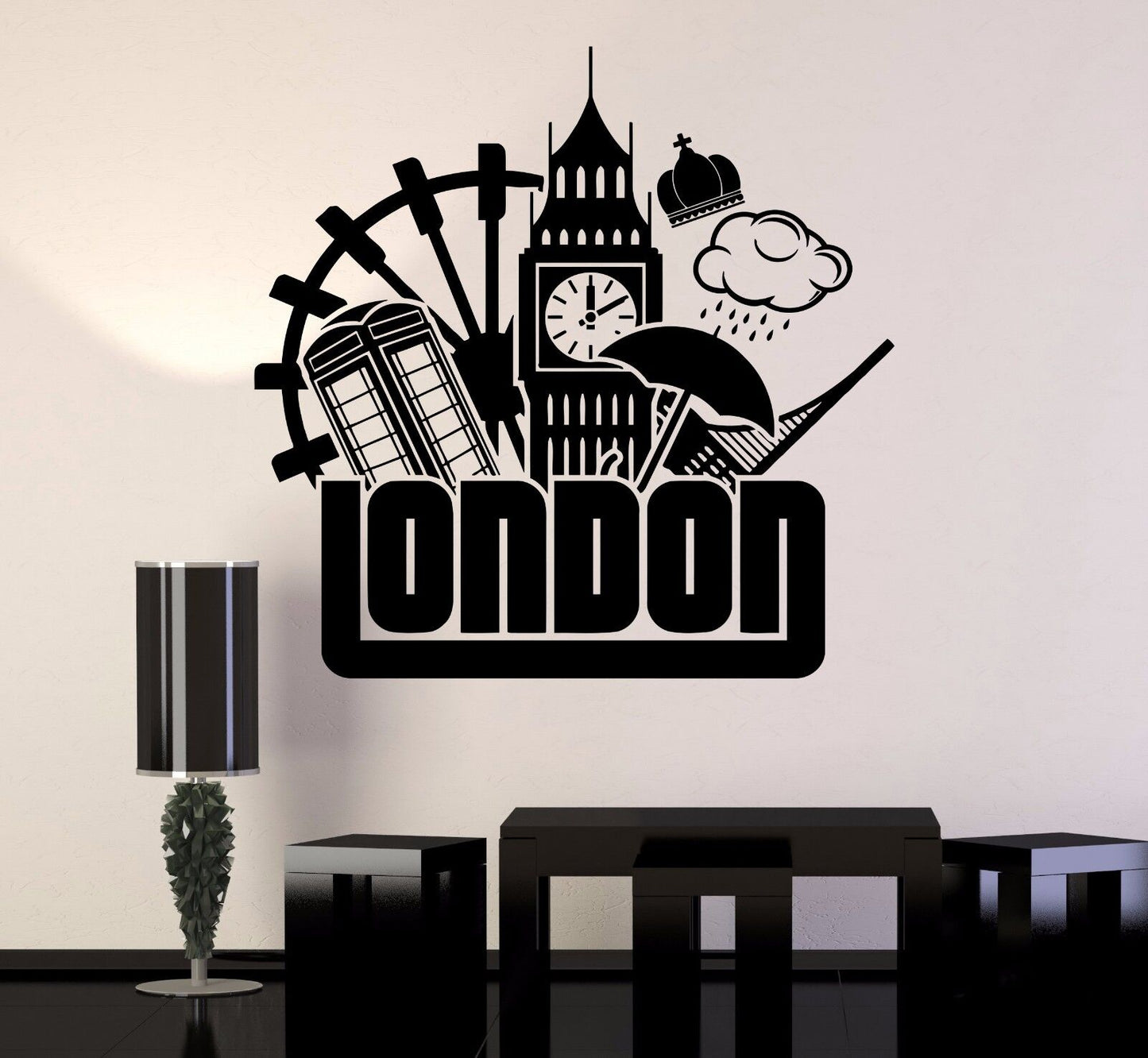 Vinyl Wall Decal London Symbol United Kingdom UK Stickers (277ig)