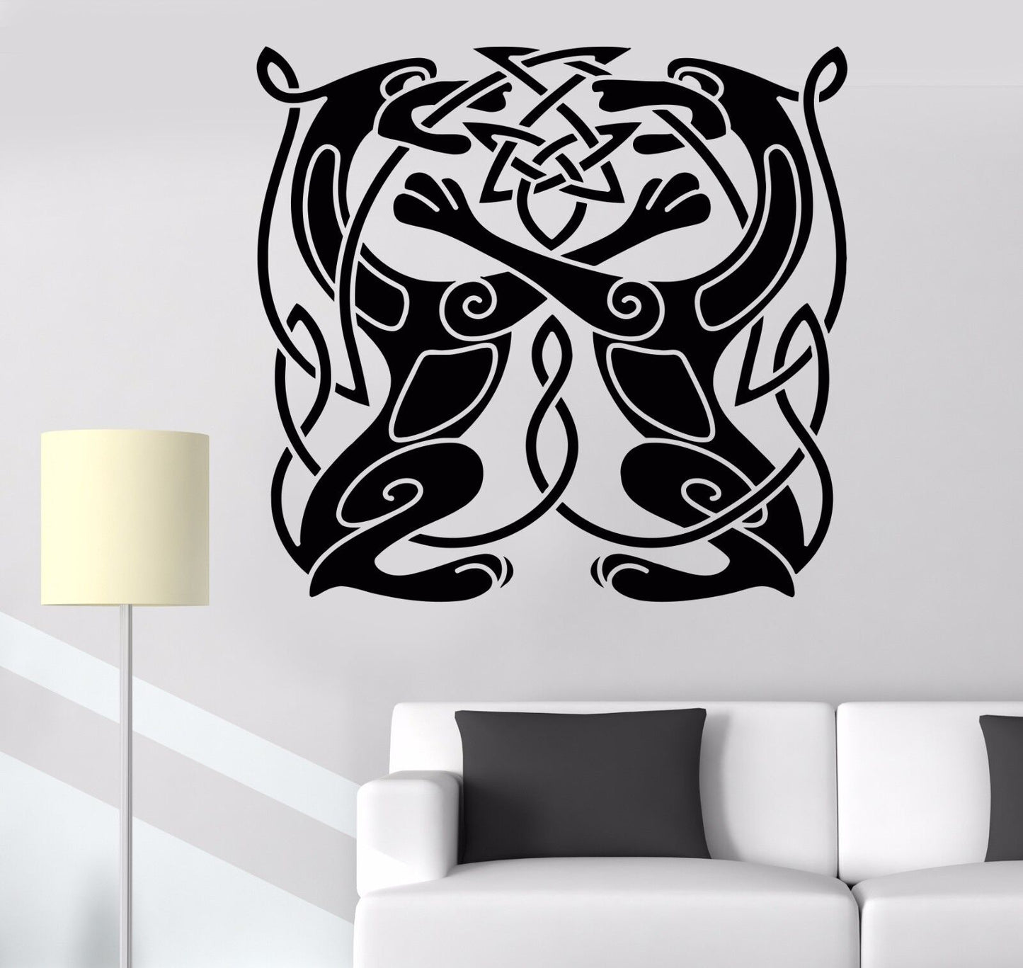 Vinyl Wall Decal Celtic Ornament Irish Pattren Ireland Stickers (279ig)