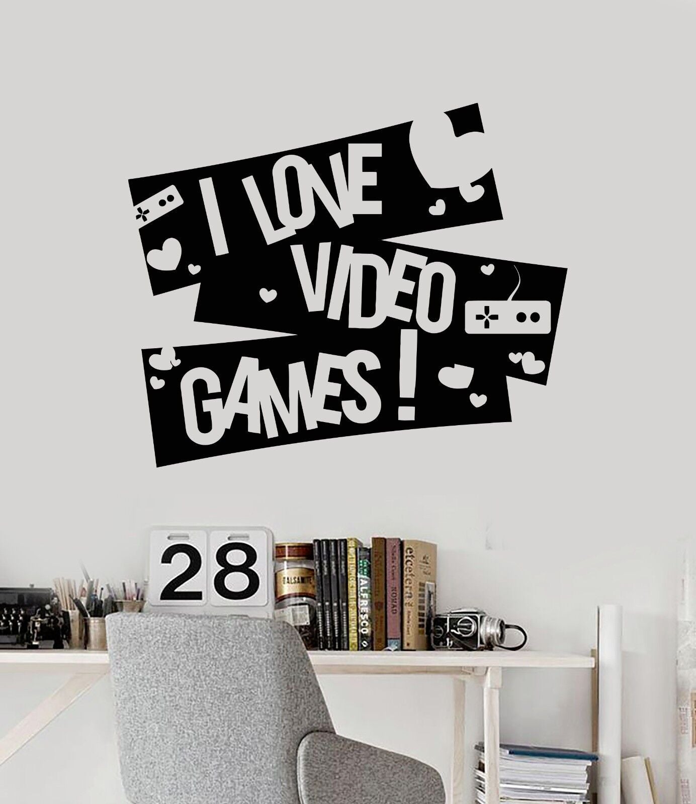 Vinyl Wall Decal Video Game Boy Room Gaming Quote Stickers (355ig)