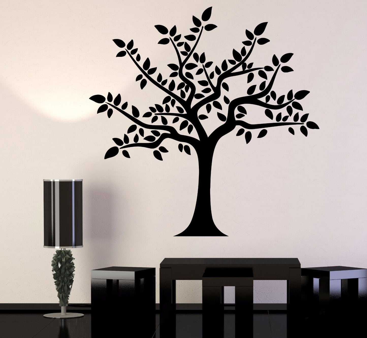 Vinyl Wall Decal Tree Leaves Room Home Decoration Stickers Mural (383ig)