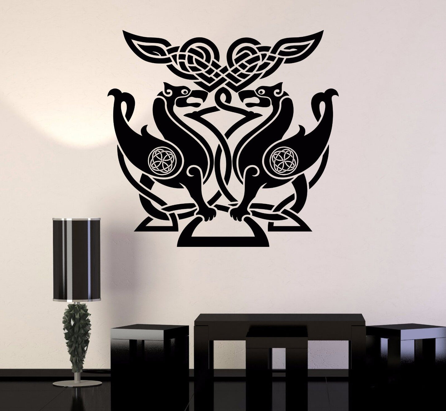 Vinyl Wall Decal Celtic Ornament Ireland Irishman Pattern Irish Stickers (450ig)