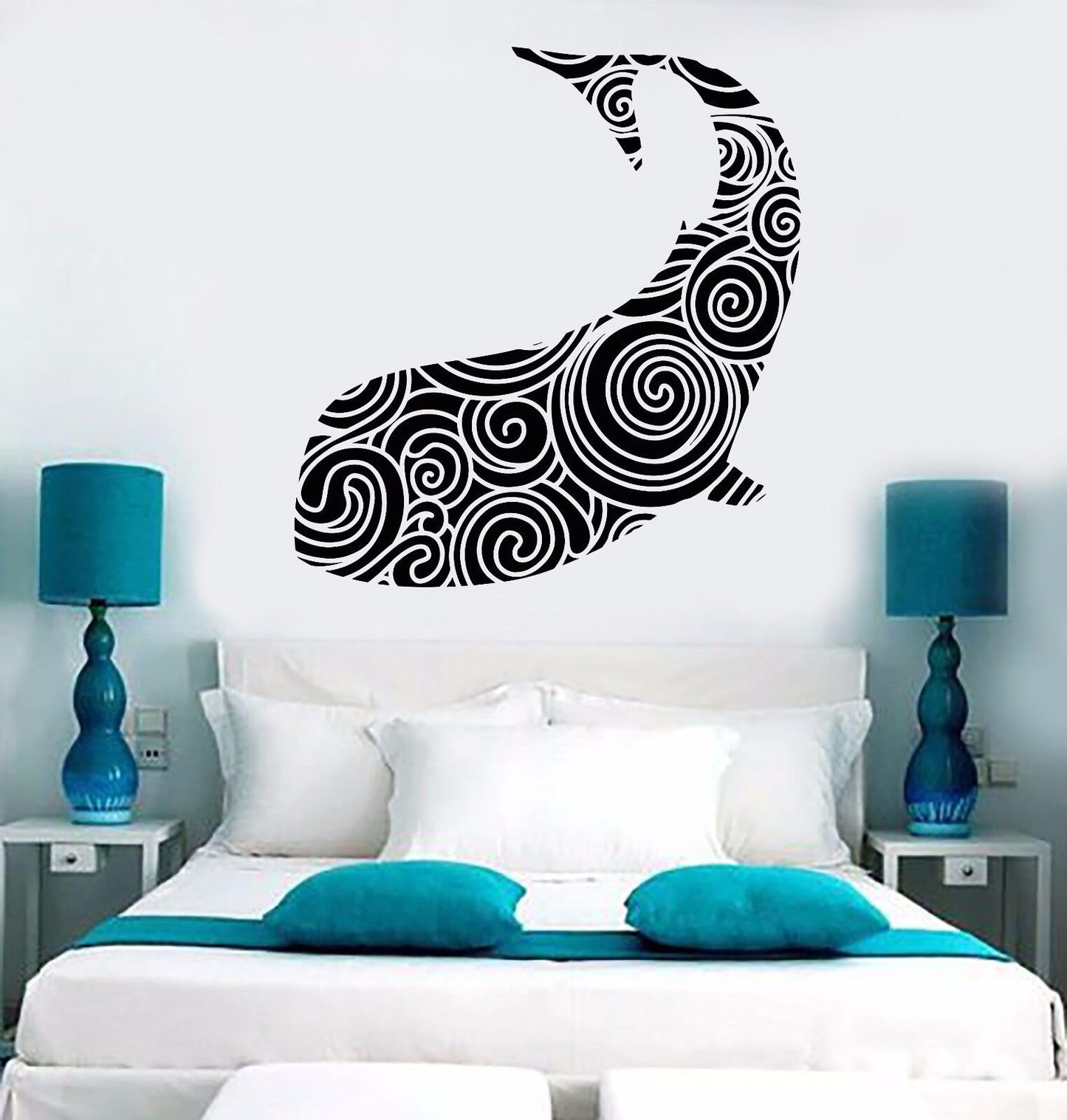 Vinyl Wall Decal Whale Ocean Sea Marine Decor Stickers Mural (464ig)