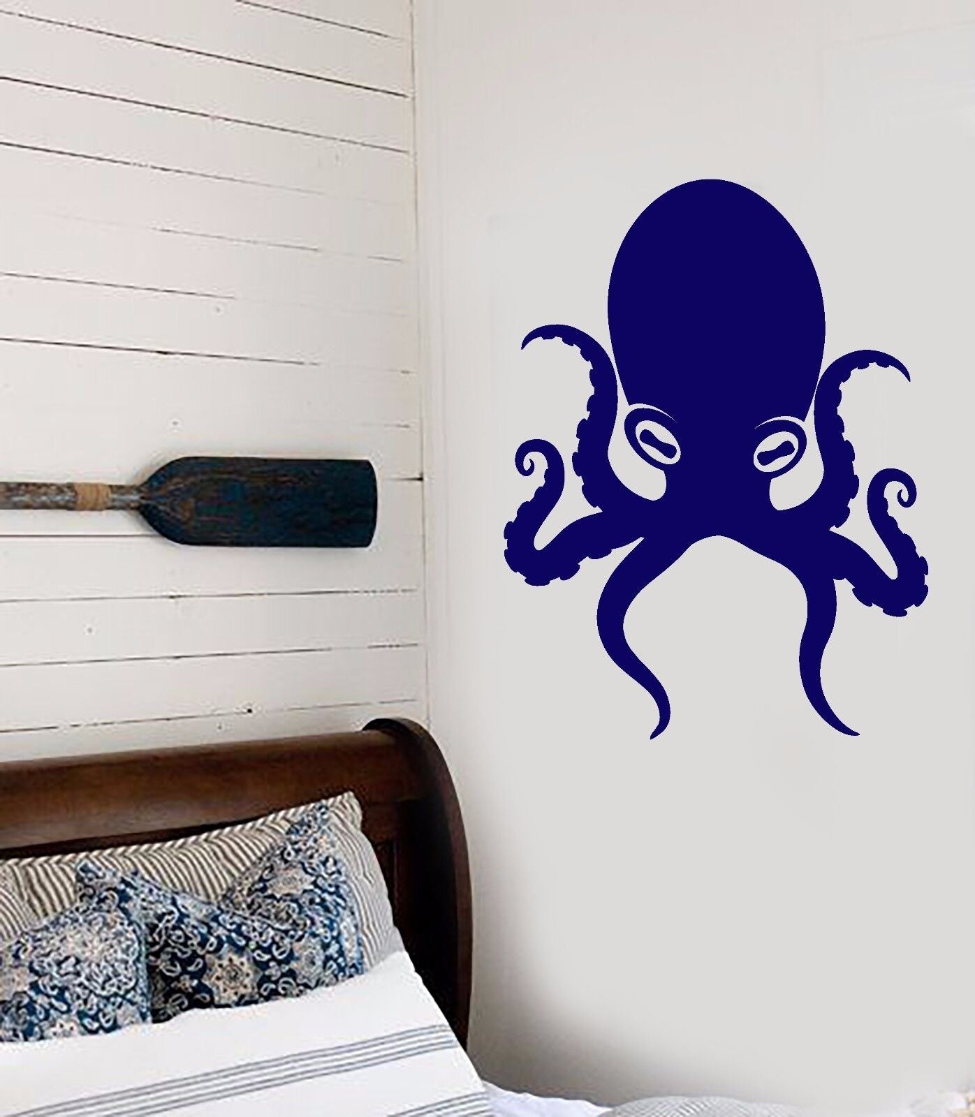 Vinyl Wall Decal Octopus Tentacles Marine Ocean Style Room Stickers (629ig)