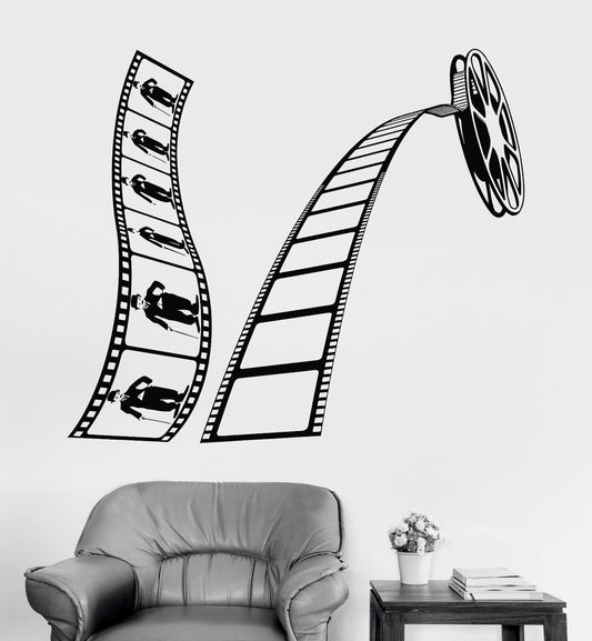 Vinyl Wall Decal Bobbin Movie Cinema Actor Charlie Chaplin Stickers (770ig)