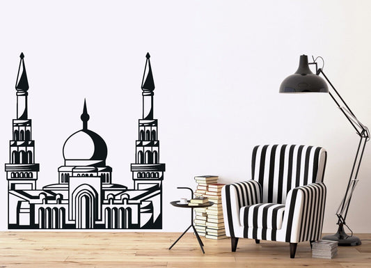 Vinyl Decal Eastern god temple minarets Mosque Wall Sticker  (n624)