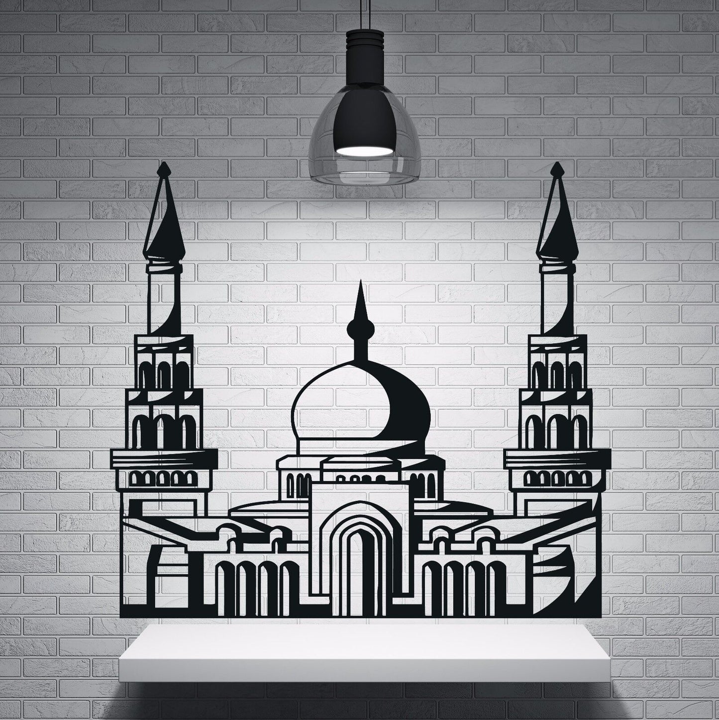 Vinyl Decal Eastern god temple minarets Mosque Wall Sticker  (n624)