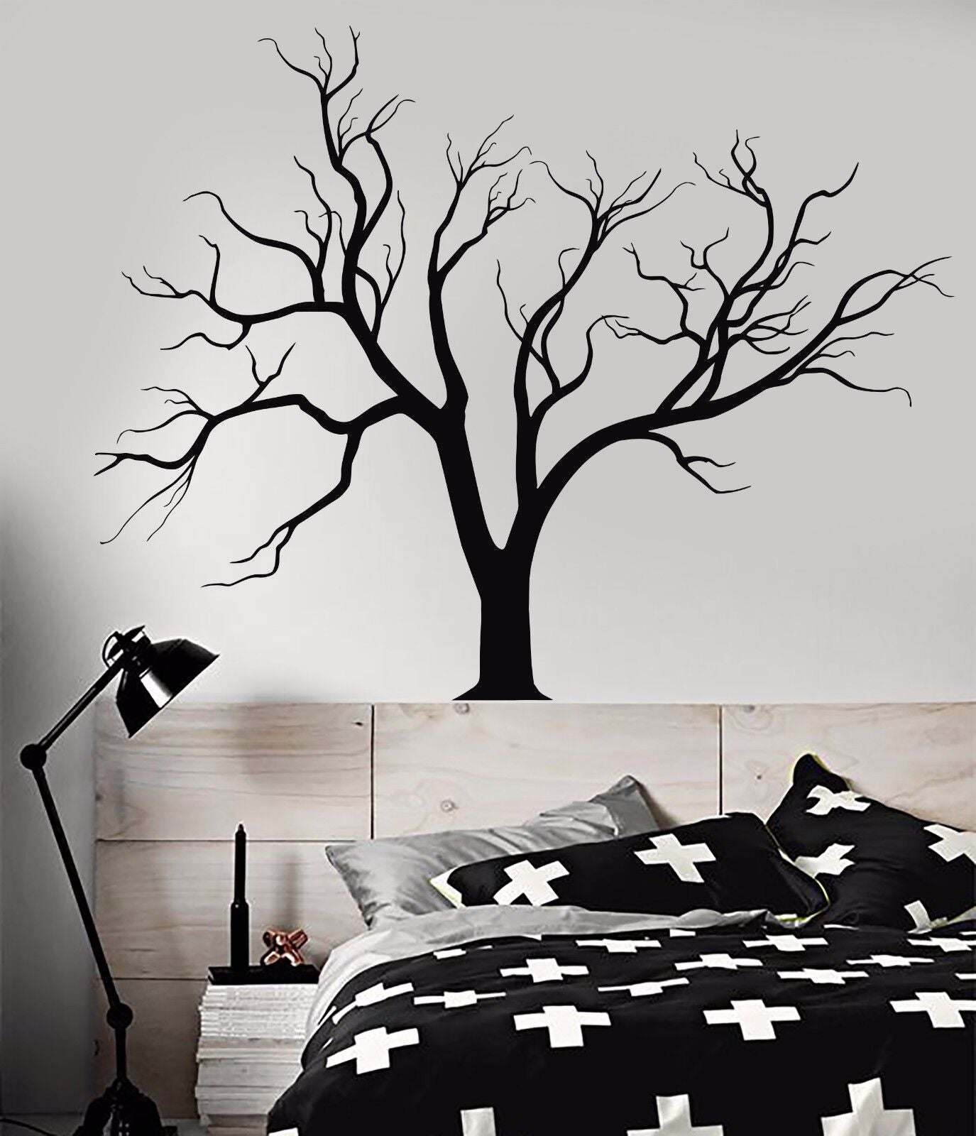 Vinyl Wall Decal Gothic Nature Tree Branches Home Design Stickers (858ig)